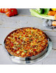 Moule à tarte Cristel en inox 28cm