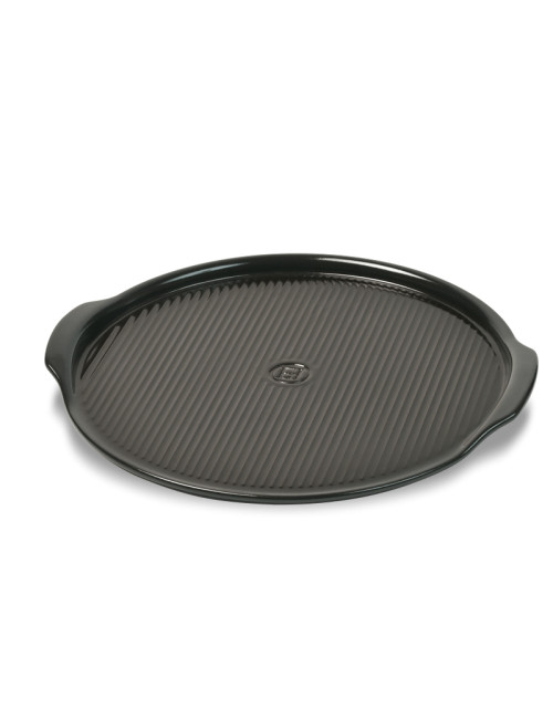 Pizza Stone ronde rainurée EMILE HENRY - 2 coloris