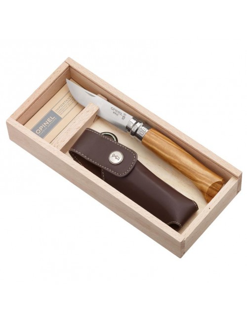 Opinel n°8 Tradition Luxe Olivier