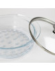 Ensemble vapeur Cristel Master inox verre 20cm