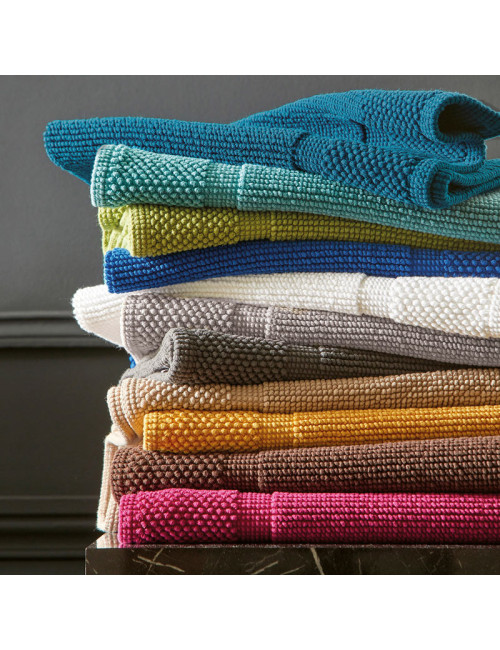Tapis de bain Comores Blanc des Vosges - 13 coloris 2 tailles