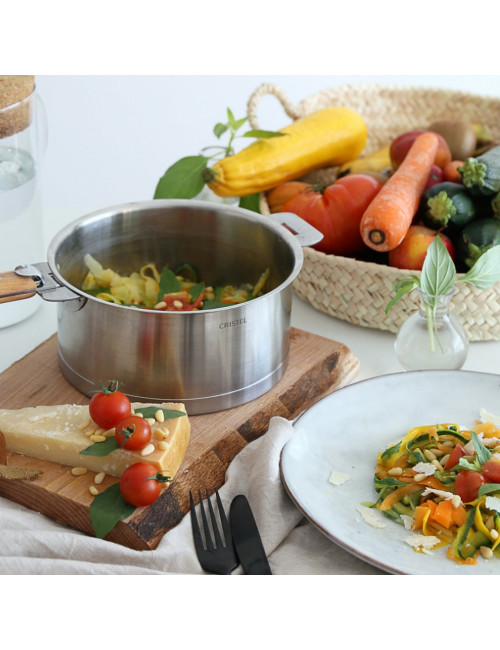 Casserole Cristel Strate amovible en inox - 5 tailles