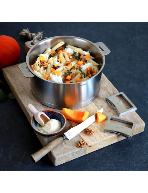 Casserole Cristel Strate amovible en inox - 5 tailles