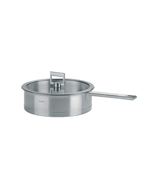 Couvercle plat Strate verre Cristel - 8 tailles