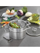 Couvercle plat Strate verre Cristel - 8 tailles