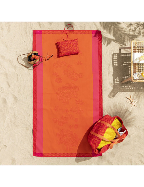 Drap de plage Monoï coton Le Jacquard Français - 2 coloris