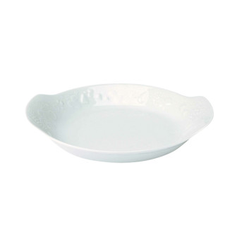 6 plats à crème brûlée California Deshoulières en porcelaine