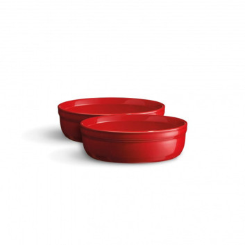 Set de 2 ramequins Emile Henry à crème brûlée