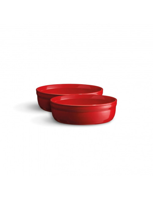 Set de 2 ramequins Emile Henry à crème brûlée