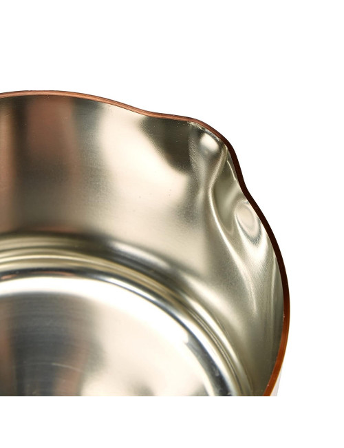 Saucière en cuivre lisse Baumalu