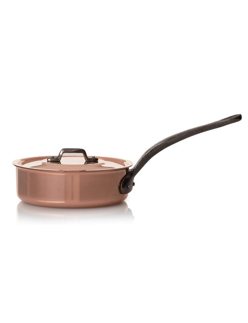 Sauteuse cuivre avec couvercle 16cm Miniatures Baumalu