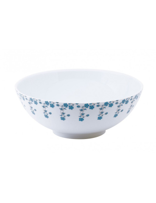 Saladier Fleurs bleues 250cl Deshoulières