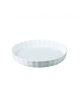 Moule à tarte 30cm blanc Apilco en porcelaine