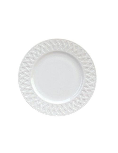 6 assiettes Louisiane Deshoulières en porcelaine - 5 diamètres