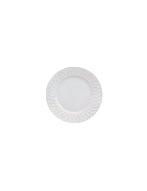 6 assiettes Louisiane Deshoulières en porcelaine - 5 diamètres
