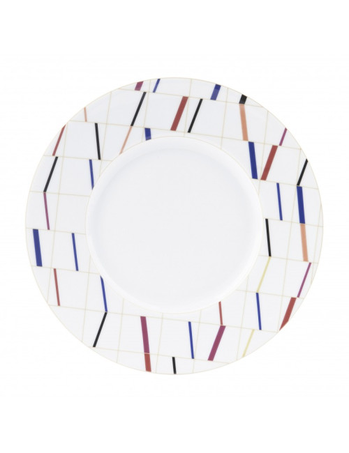 6 assiettes Graphique Deshoulières - 4 diamètres