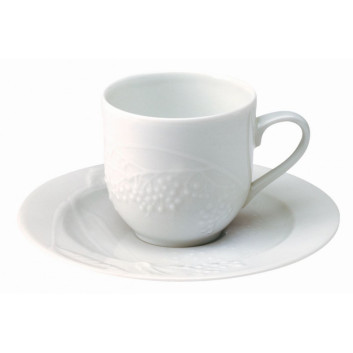 6 tasses soucoupes Promenade Deshoulières - 4 contenances