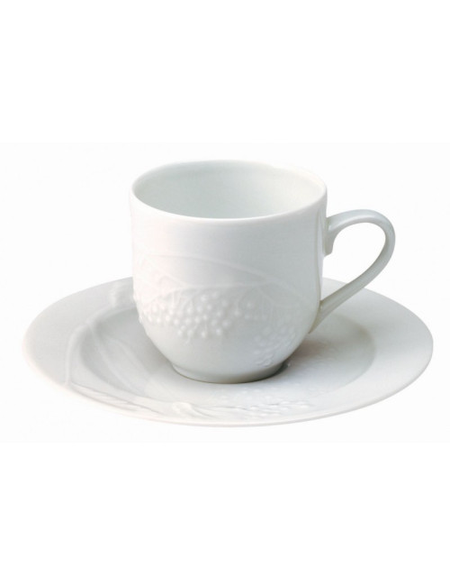 6 tasses soucoupes Promenade Deshoulières - 4 contenances