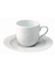 6 tasses soucoupes Promenade Deshoulières - 4 contenances