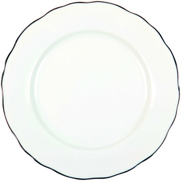 6 assiettes Colbert Platine Deshoulières - 6 diamètres