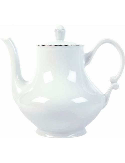 Théière sucrier Colbert Platine Deshoulières porcelaine