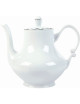 Théière sucrier Colbert Platine Deshoulières porcelaine