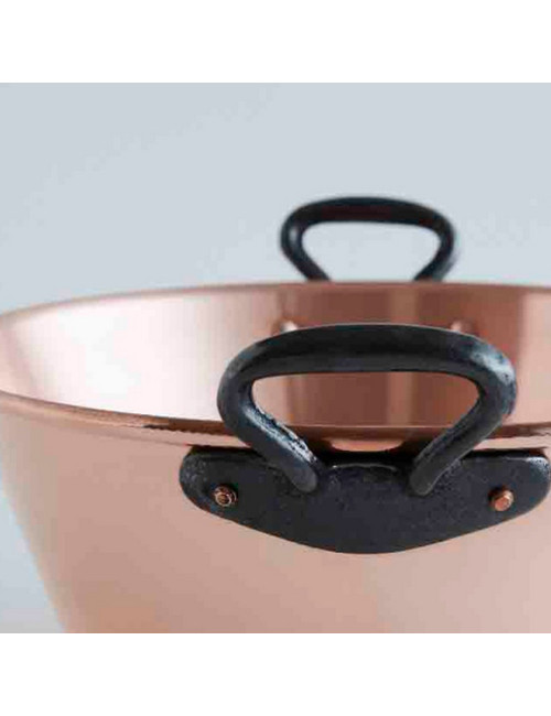 Bassine à confiture Baumalu en cuivre pour induction - 26cm