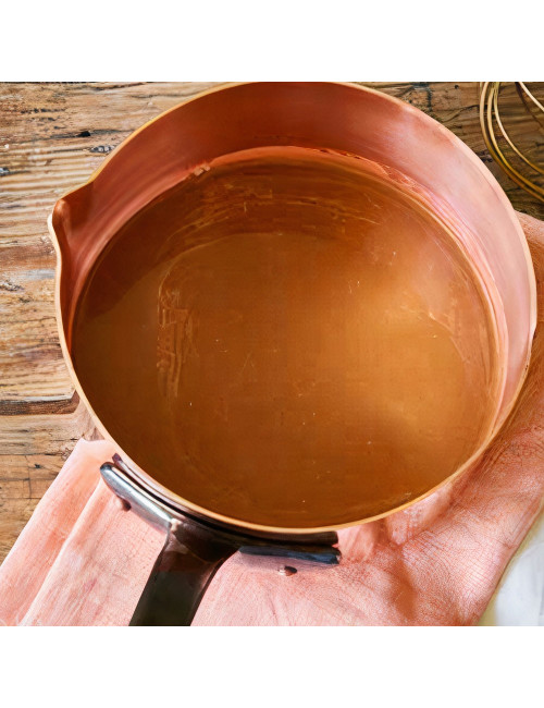 Casserole caramel en cuivre 16cm Baumalu