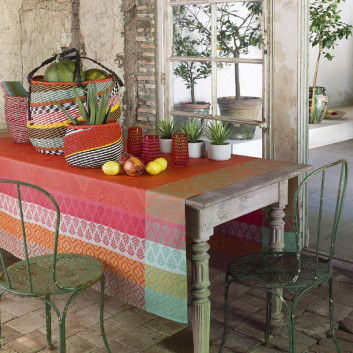 Nappe enduite Bastide Coton Le Jacquard Français - 2 coloris