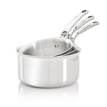 Set batterie de 3 casseroles Affinity De Buyer