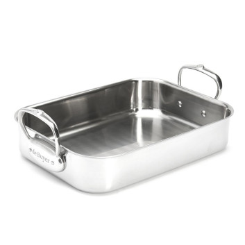 Plat à rôtir inox Affinity 35x25cm De Buyer