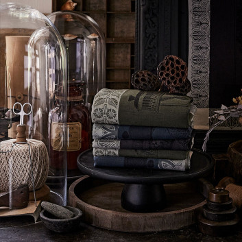 Torchon Curiosités Florales Empire Le Jacquard Français en coton