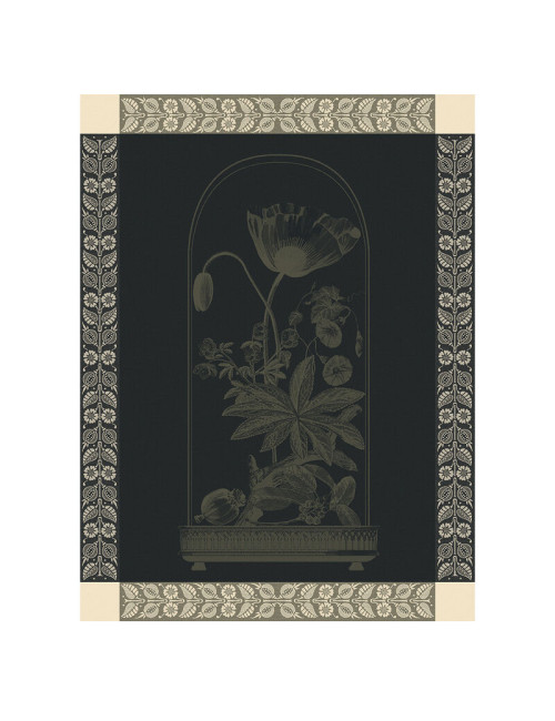 Torchon Curiosités Florales Empire Le Jacquard Français en coton