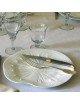6 assiettes plates Tomate porcelaine Jacques Pergay
