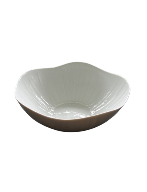 Saladier Lotus porcelaine Jacques Pergay