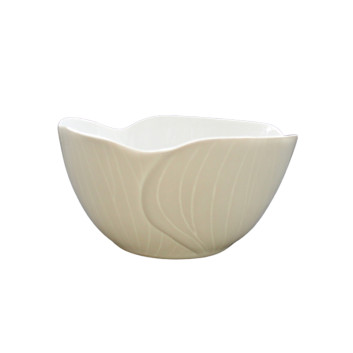 6 bols Gingko porcelaine blanche Jacques Pergay