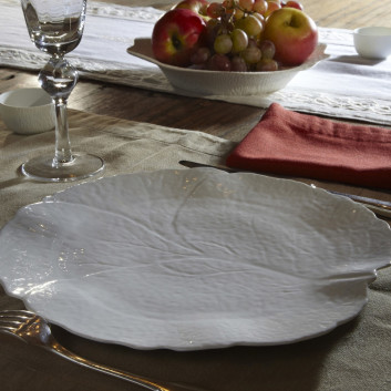 6 assiettes Salade porcelaine Jacques Pergay - 2 tailles