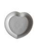 6 assiettes Coeur porcelaine Jacques Pergay - 4 tailles