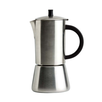 Cafetière italienne Palermo Cristel inox brossé - 2 tailles
