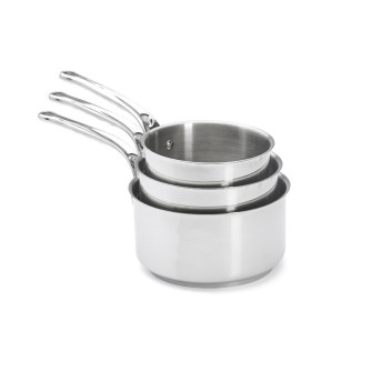 Set batterie de 3 casseroles Milady De Buyer