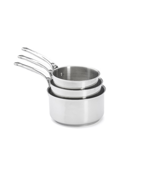 Set batterie de 3 casseroles Milady De Buyer