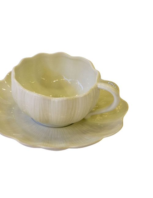 6 tasses et soucoupes Citrouille Jacques Pergay - 2 tailles