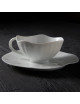 6 tasses et soucoupes Lotus Jacques Pergay - 2 tailles