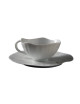 6 tasses et soucoupes Lotus Jacques Pergay - 2 tailles