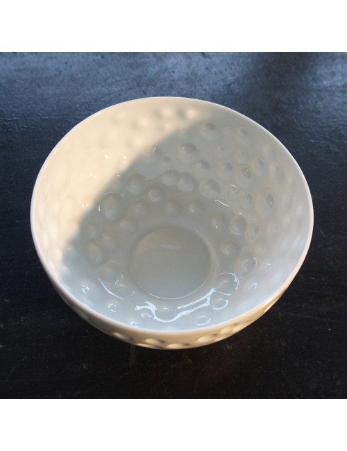 6 bols Corail porcelaine Jacques Pergay - 3 tailles