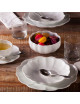 6 assiettes Citrouille porcelaine Jacques Pergay - 3 tailles