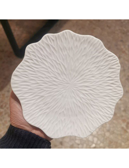 6 assiettes Smock porcelaine Jacques Pergay - 6 tailles