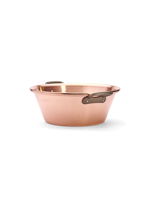 Bassine à confiture De Buyer en cuivre massif 40cm