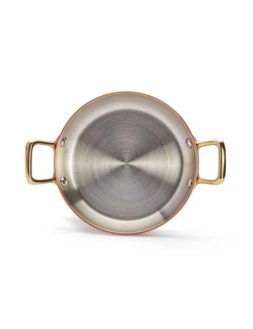 Plat à four rond Inocuivre De Buyer cuivre-inox laiton - 4 tailles