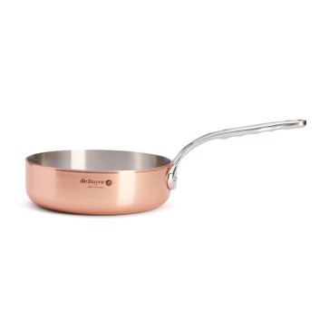 Sauteuse Inocuivre De Buyer inox cuivre - 3 tailles